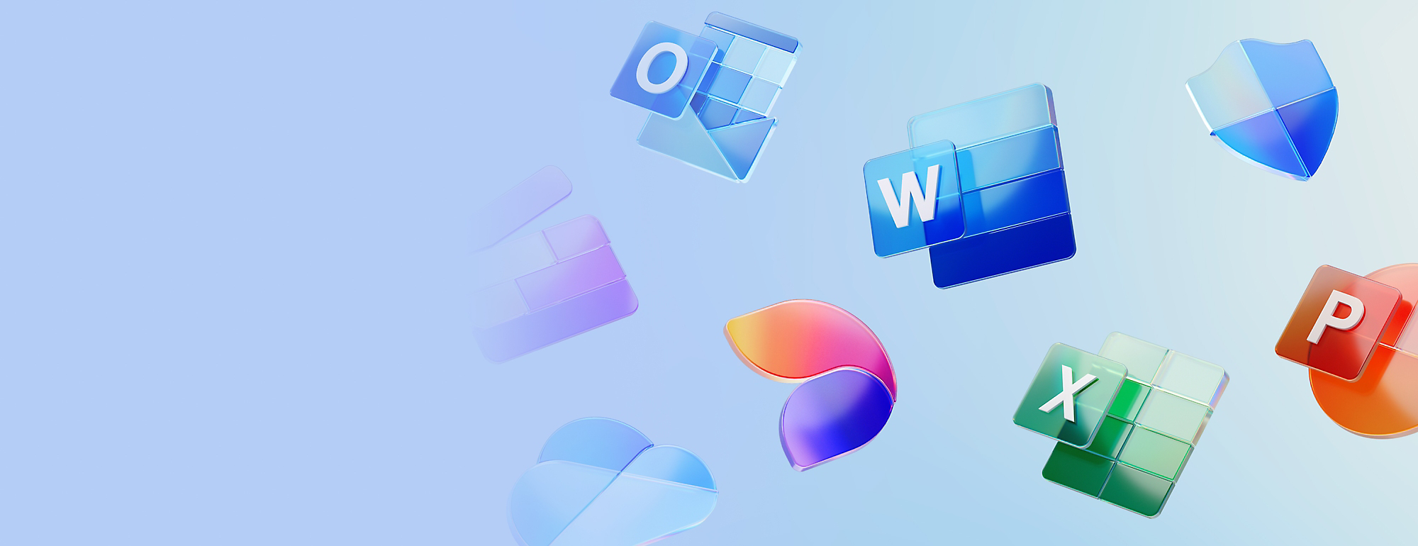 A group of colorful icons, including a green square with a white 'X', and text WP XI.