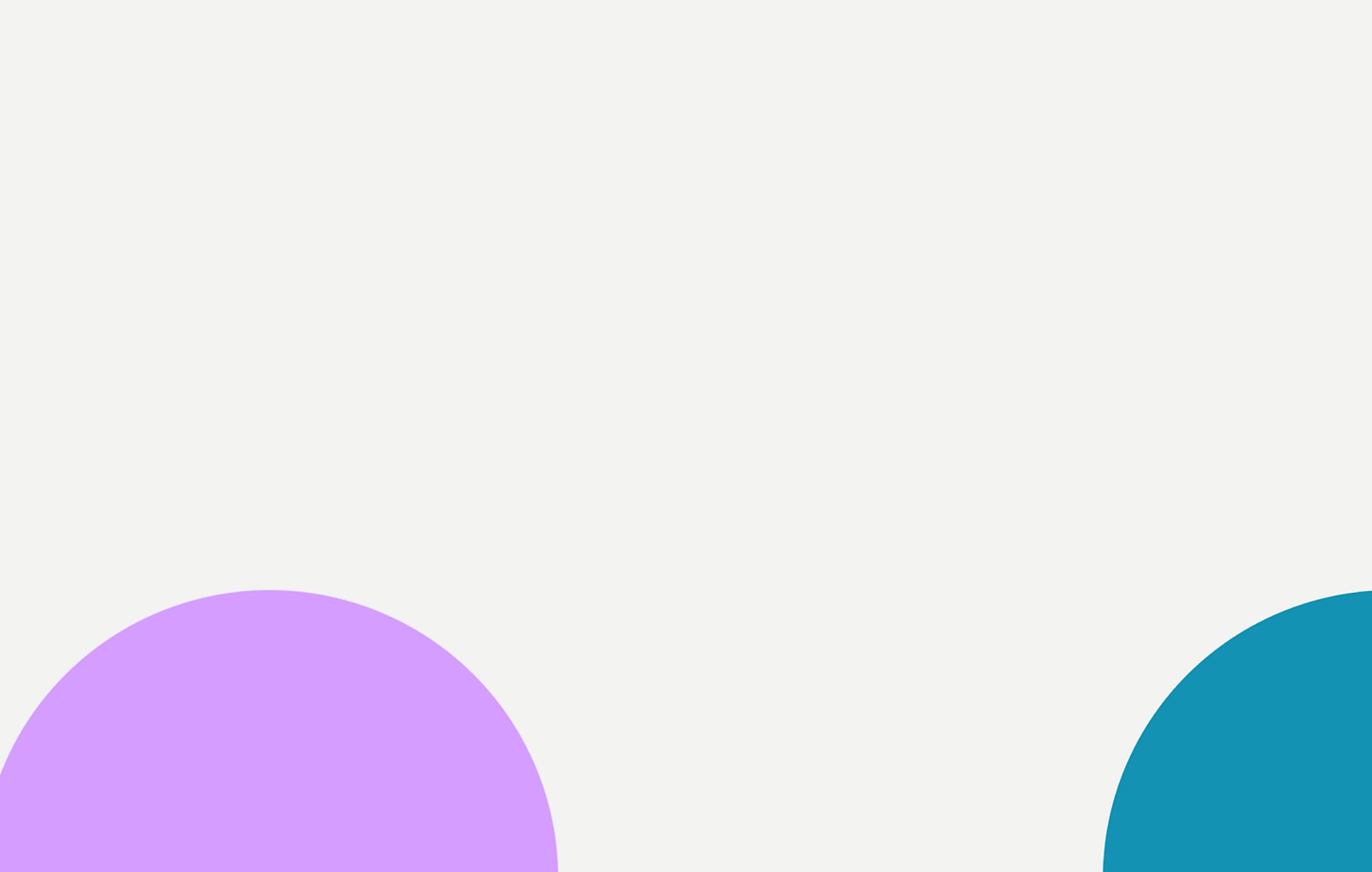 Een paarse en blauwe cirkel op een witte achtergrond