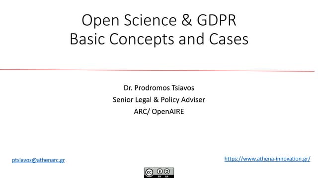20200504_Research Data & the GDPR: How Open is Open?