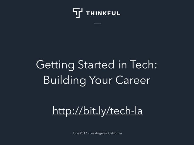 Getting Started in Tech (June 19th, Santa Monica)