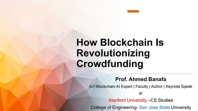 How blockchain is revolutionizing crowdfunding