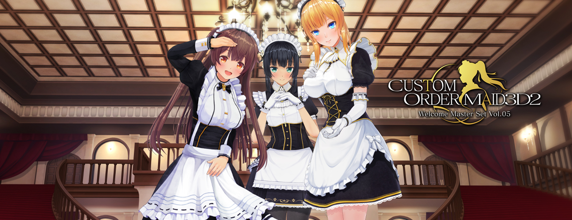 Custom Order Maid 3D2: Welcome Master Set Vol. 05 - Simulation Game
