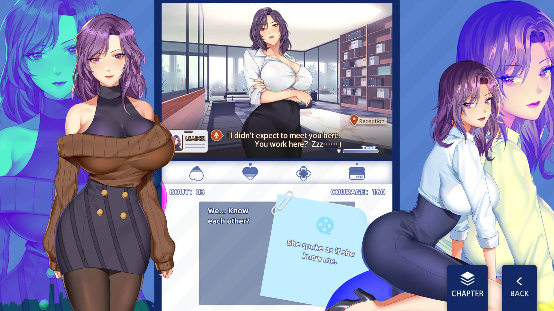 プレイ visual-novel ゲーム - My Boss is Weird Nutakuで visual-novelゲーム - My Boss is Weird