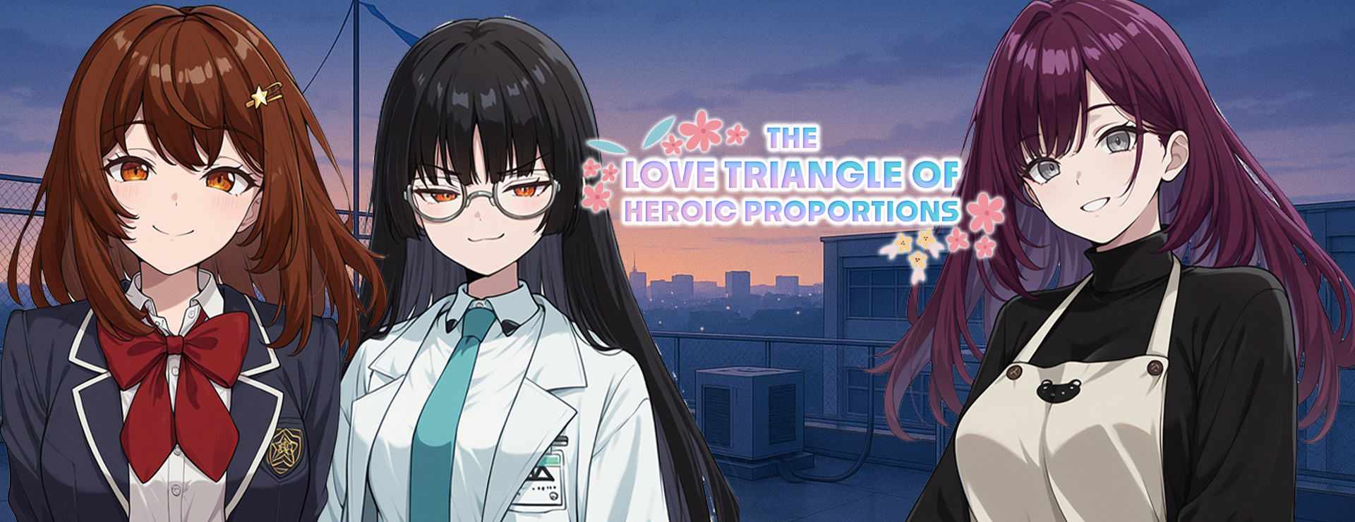 The Love Triangle of Heroic Proportions - Visual Novel 游戏
