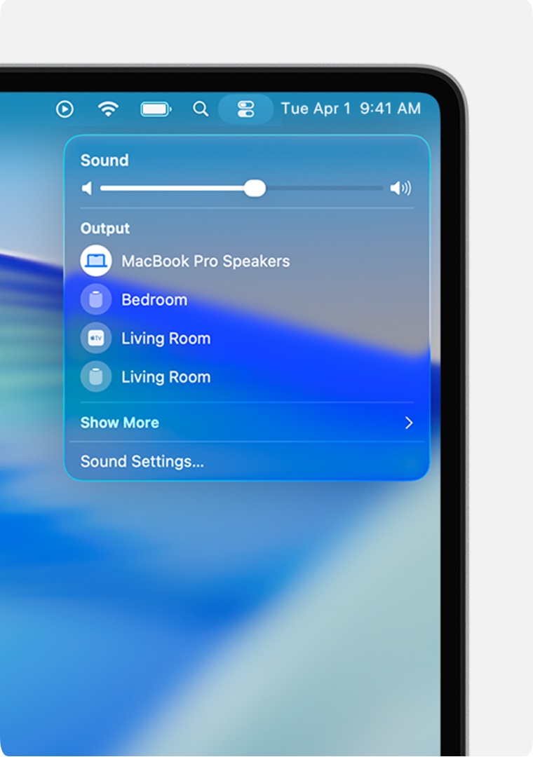 Speakers appear for selection under Output.