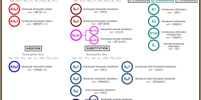 Fundamental Organic Mechanisms made by Roman A. Valiulin with ChemDraw