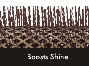 Ion-charged wavy bristles 