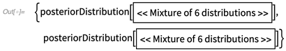 mixDists = MixtureDistribution