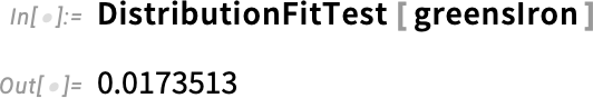 DistributionFitTest