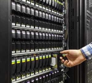 Dense SAN storage rack