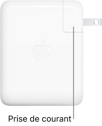 Adaptateur secteur USB-C 140 W.