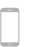 Model iPhone’a z przyciskiem głównym.