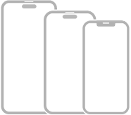 Trois modèles d’iPhone avec Face ID.