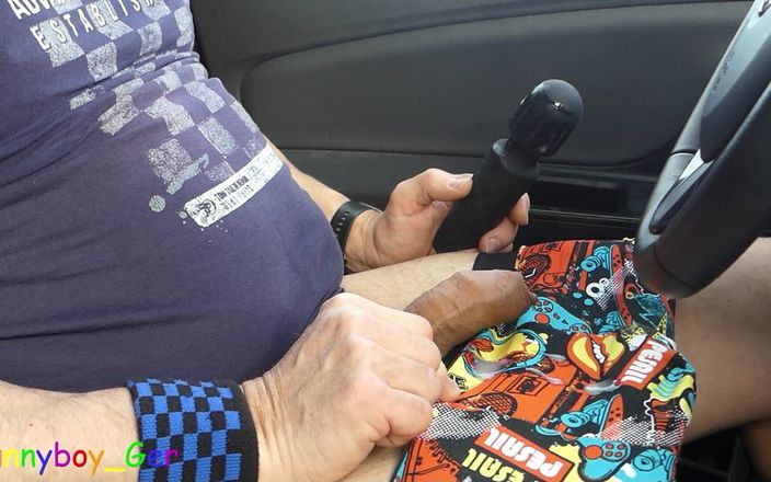 Funnyboy-Ger: Parking Lot Next to the Train: Jerking off, Using a...