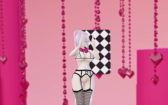 Smixix: Megurine Luka Nude Dance Vocaloid Hentai Mmd 3D Black Eyes Color...