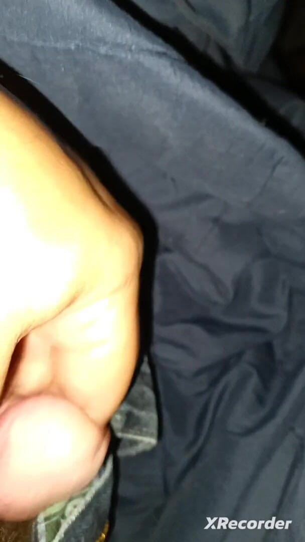 The Small Bull: Cumming to One of Sarah Banks Videos.