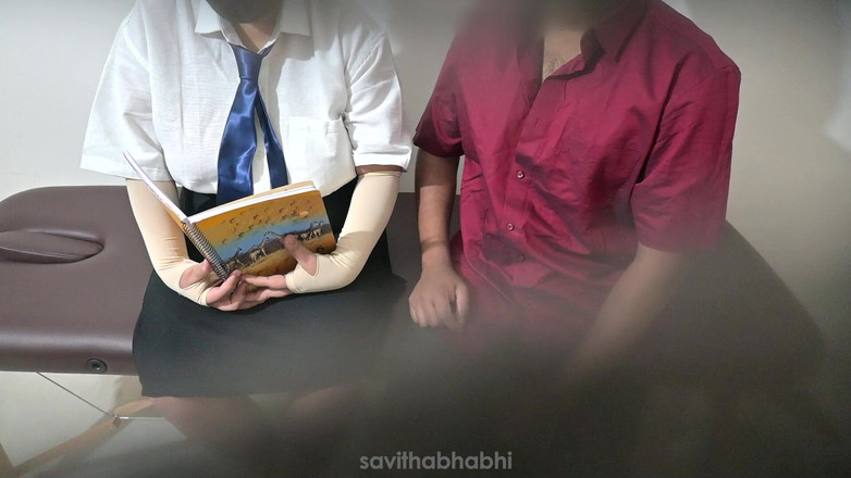 savithabhabhi: Indian Teacher Using College Student in College