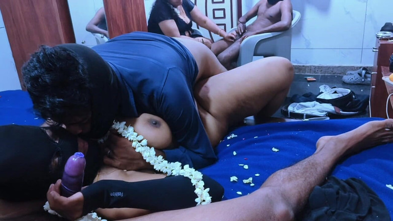 Benita sweety: Primera noche con tres hermanastros y matrimonio