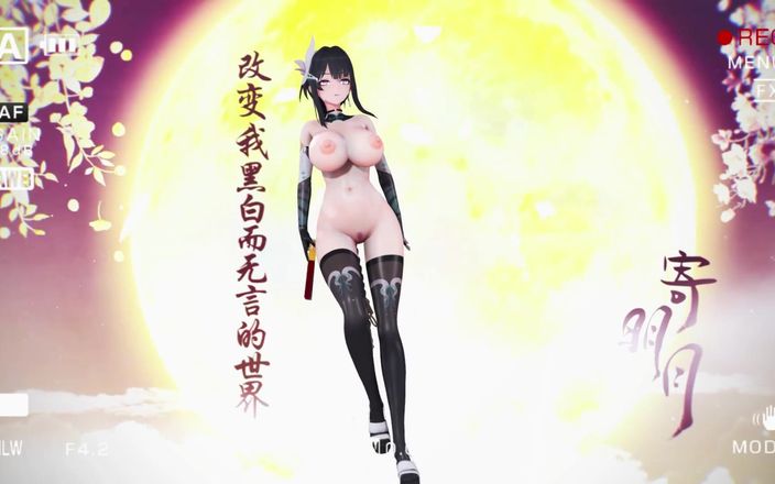 Smixix: Aether Gazer Ying Zhao Big Boobs Hentai Undress Dance Mmd 3D...