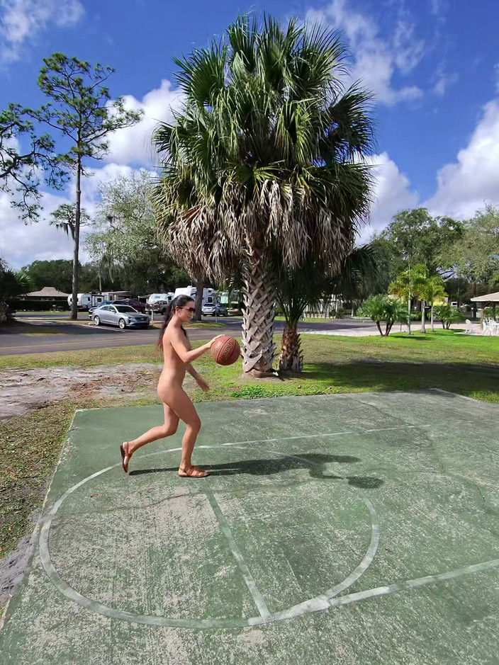 Sweet Buttocks: Nothing but Skin and Hoops