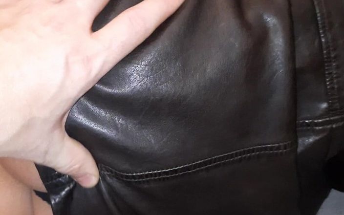 Mistress Meley: Leather Dress and Cowboy Boots