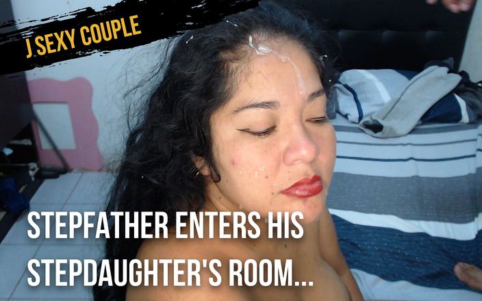 Jsexycouple17: Üvey baba üvey kızının odasına giriyor yarağını ağzına sokuyor ve yüzünü...
