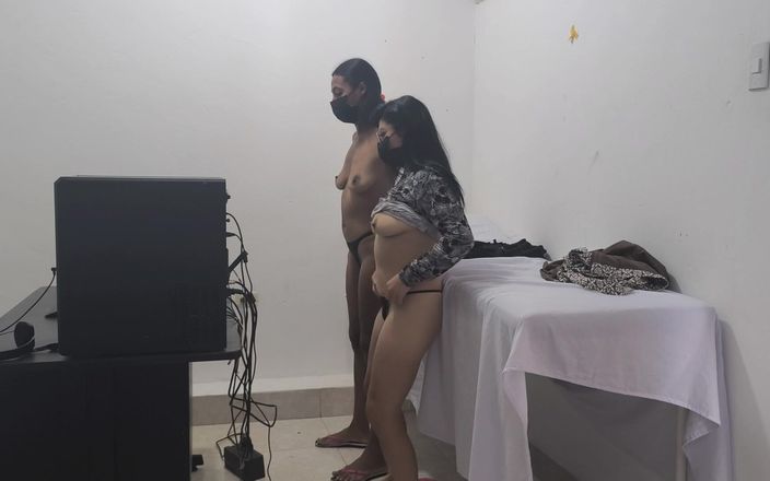 NEGRITA SEXY: Религиозная медсестра проповедует пациенту, а затем меняет свою речь, начиная делать чувственные вещи