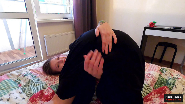 Michael Frost Pro: Squishing Pussy with Juicy Natural Boobs Ferociously Fuck