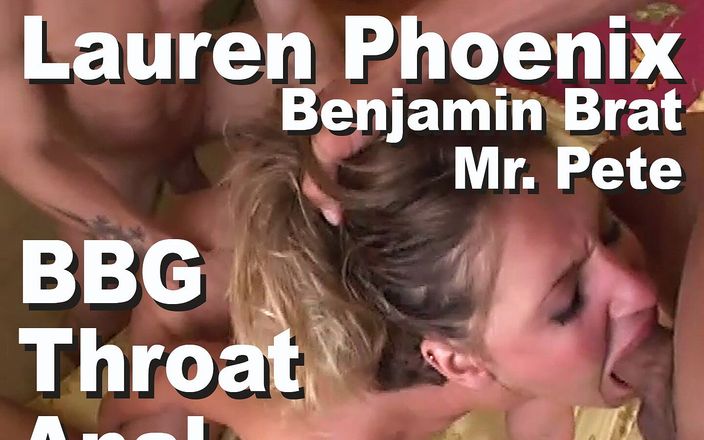 Edge Interactive Publishing: Lauren Phoenix и Benjamin и Mr. Pete с анальным двойным проникновением на лицо, A2M, Gmas586