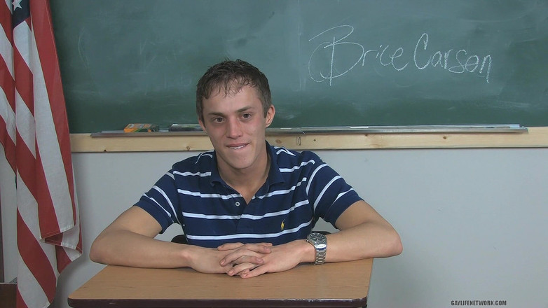 Teach Twinks: Милашка с мясистыми краями Brice Carson в чате