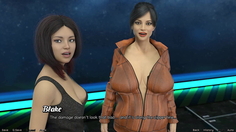 Dirty GamesXxX: Затруднились в космосе: девушки, Sci-Fi история. Эпизод 14