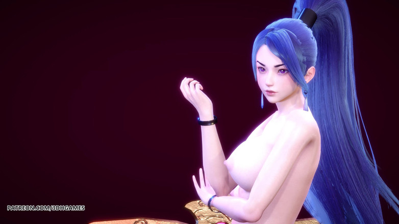 3D-Hentai Games: [MMD] SUNMI - Heart burn Kaisa sexy naked dance League Of...