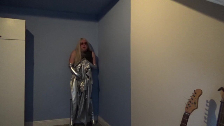 Leather Kirsten: Silver Boots