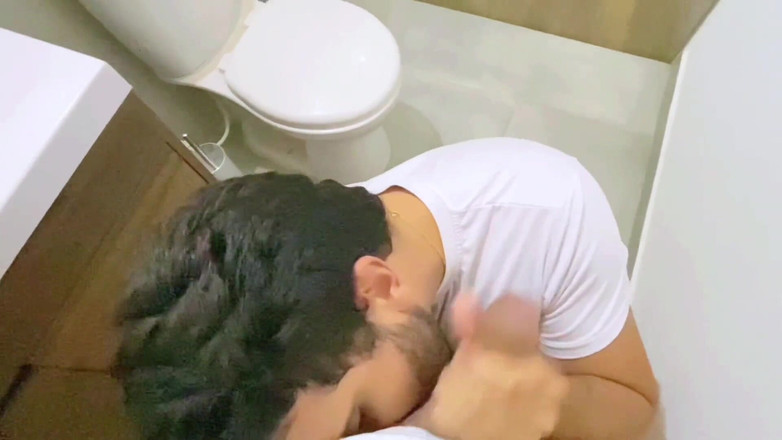 Dilan Castro: Cruising Straight Fucks Me Hard Bareback in Public Bathroom and...