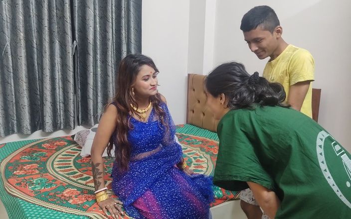 Anjalisingh_sexy: Two Girls Seduced a Young Boy and That Boy Fucked...