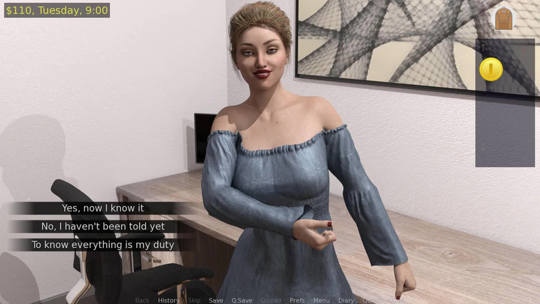 Dirty GamesXxX: Соблазнение в офисе: первый день на работе, эпизод 2