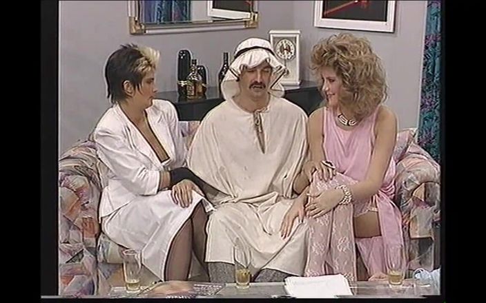 Vintage megastore: Vintage Threesome Ends with a Huge Cumshot