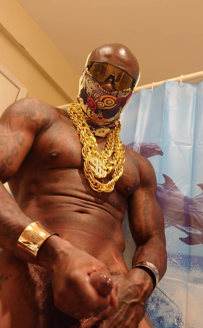 Hallelujah Johnson: Cumshot Stroking My Huge Monster Cock the One God