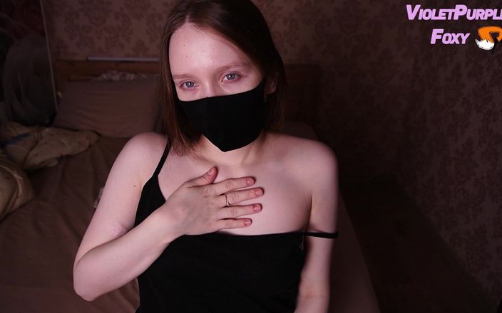 VioletPurpleFoxy: Full - Трясущаяся до оргазма с сосками от миниатюрной брюнетки в домашнем видео