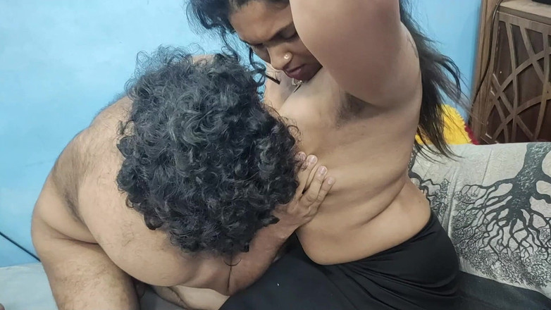 Vaishnavysharunraj: Sari romance, bloqueo de labios largos con follada dura por...