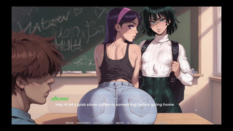 Cumming Gaming: Моя новая подруга табу хентай игра эпизод 1, моя подруга и ее крошечные сиськи BFF куколд его с большим черным членом!