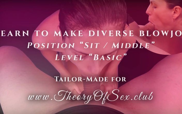 TheoryOfSex: 9'un 1. günü. Farklı oral seks yapmayı öğreniyorum. Pozisyon "Otur / Orta". Davranış "Biyolojik". Seviye "Temel".