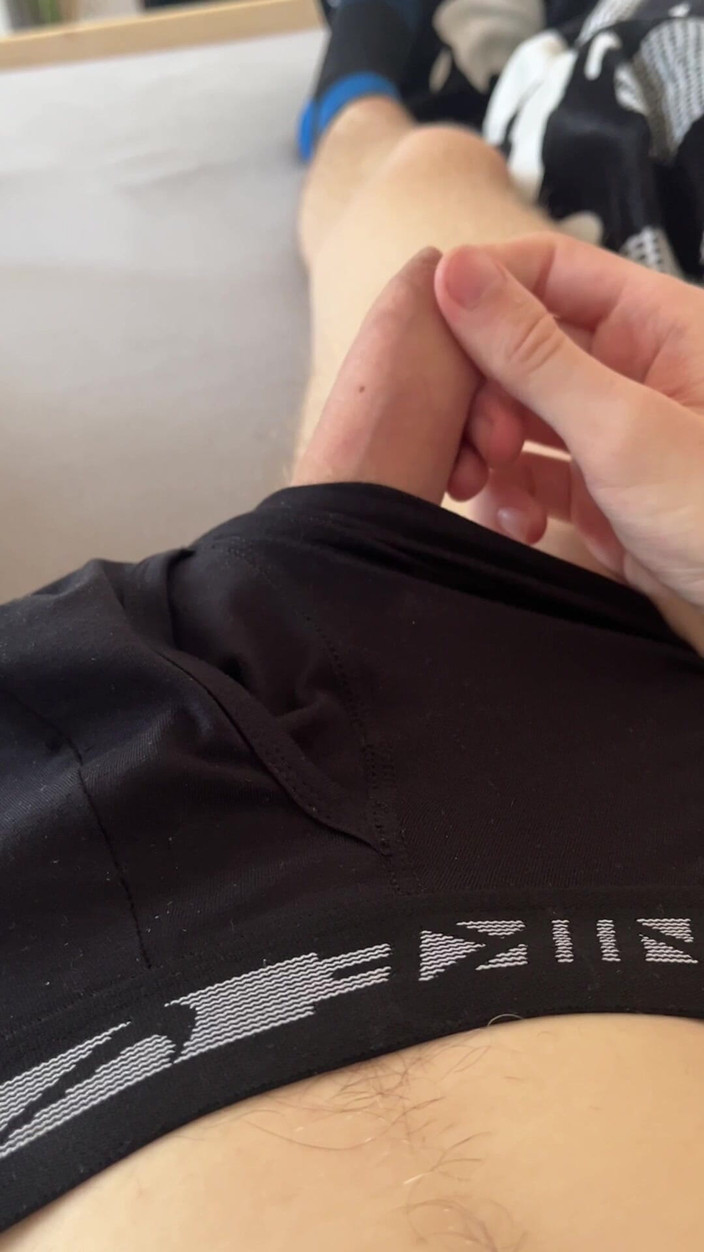 Johnny69227: Young Twink. Big Dick Maturbating. Hot Young Student Cums a...