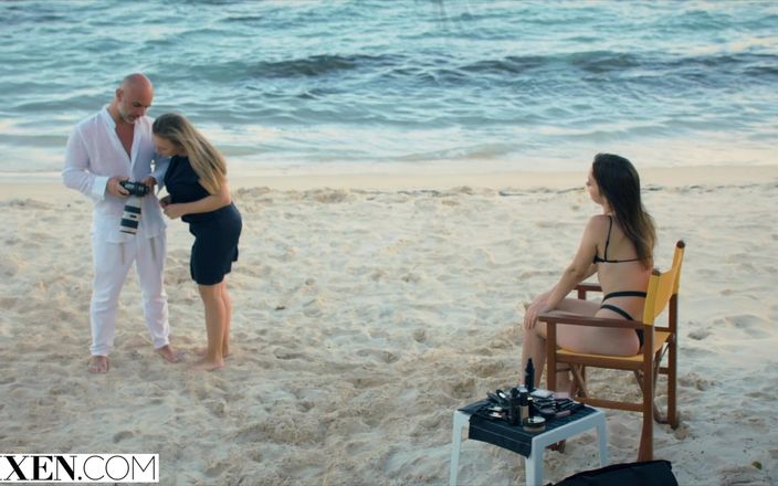Vixen: VIXEN Model Has Incredible Passionate Sex On The Beach