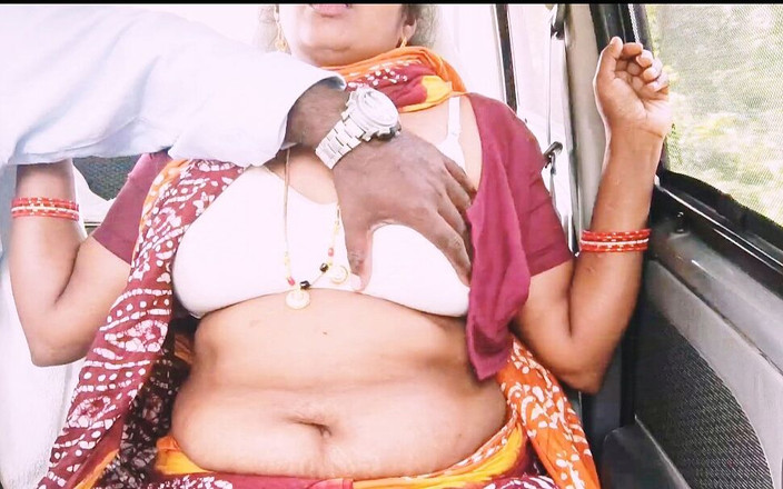 Telugu honey lips: India madrastra y hijastro en el coche para largo trayecto...