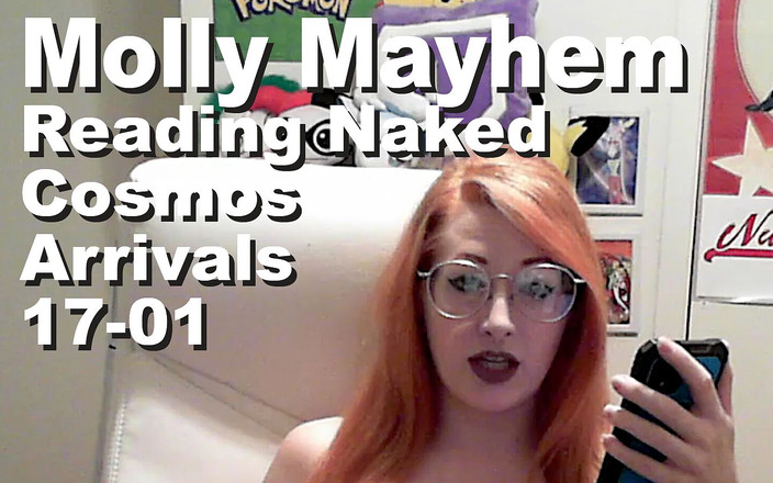 Cosmos naked readers: Mo Lly Mayhem читает обнаженной Космос прибытия 17-01