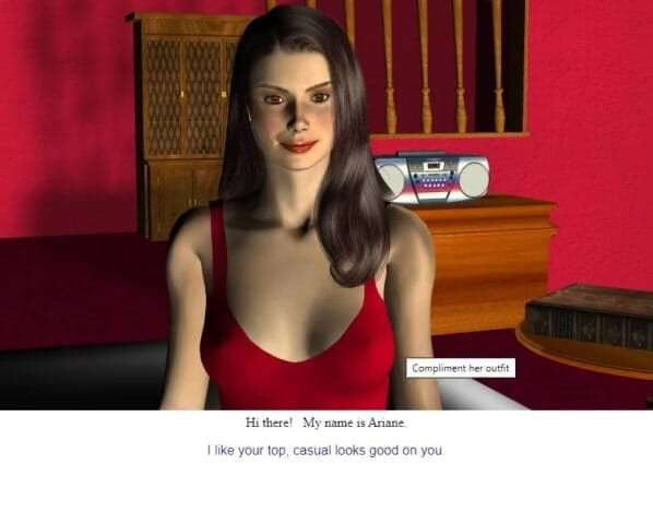 Miss Kitty 2K: Виртуальный дата Ariane геймплей от Misskitty2k