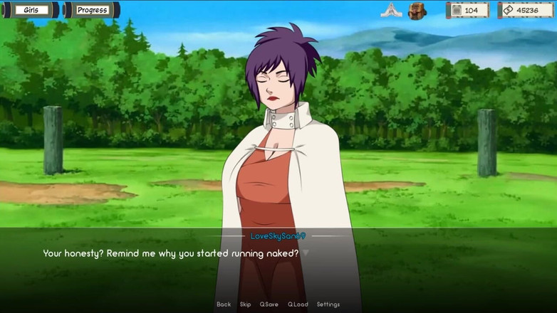 LoveSkySan69Real: Kunoichi Trainer - Тренер Naruto [v0.20.1] Часть 105 горячая возбужденная дама Ninja любит бегать обнаженной От Lovesky