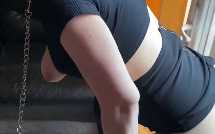 Lady Oups: Lady Oups Masturbation with A Dildo
