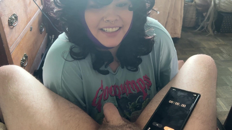 MyPrejacBoyfriend: Blowjob Timer Challenge: Last and I Won’t Cuck You